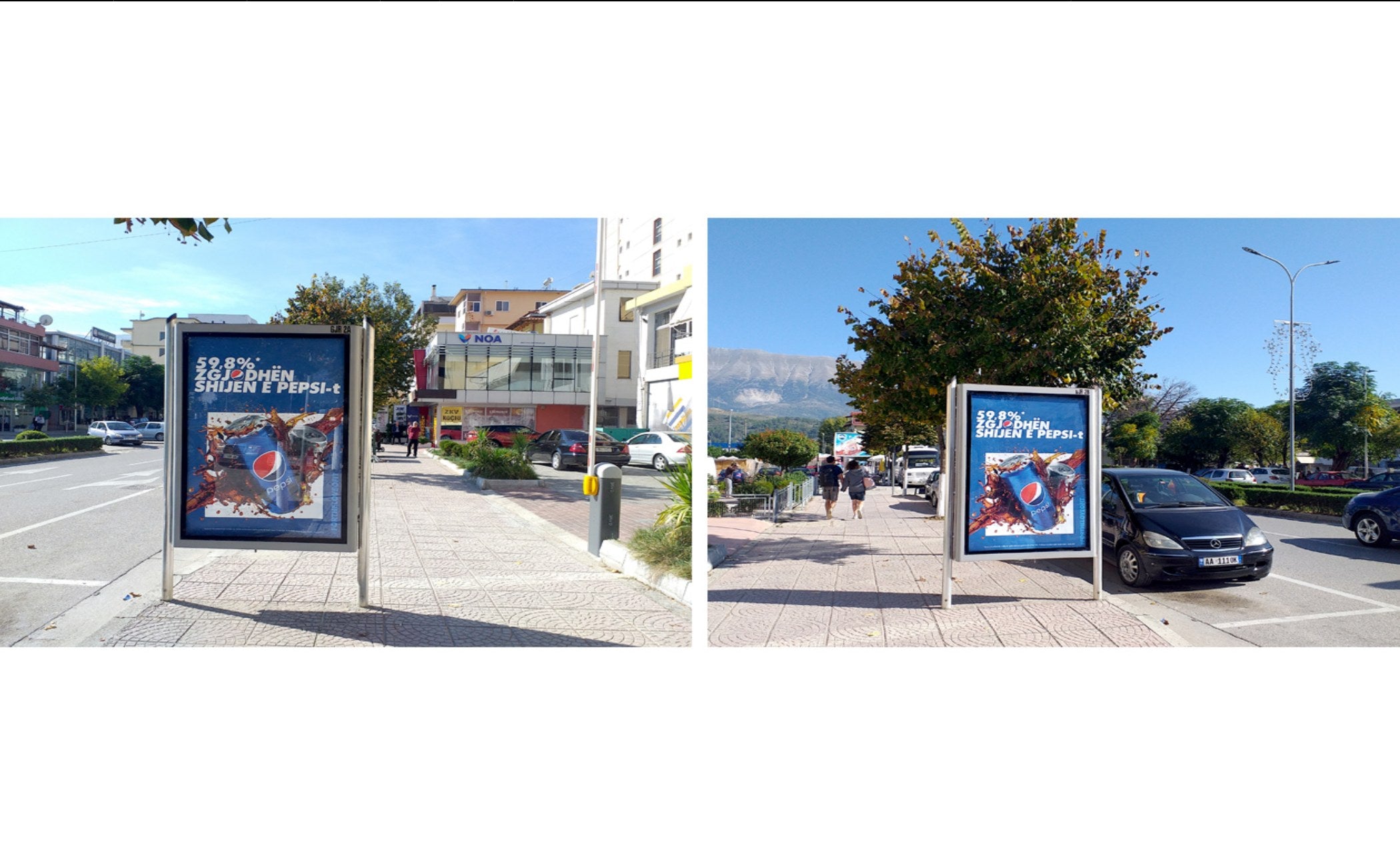 City Light, 2 faces Para Tirana Bank, Gjirokaster, Albania