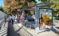 Bus Shelter Panel Ne Krah Te Ambulances, Korce, Albania