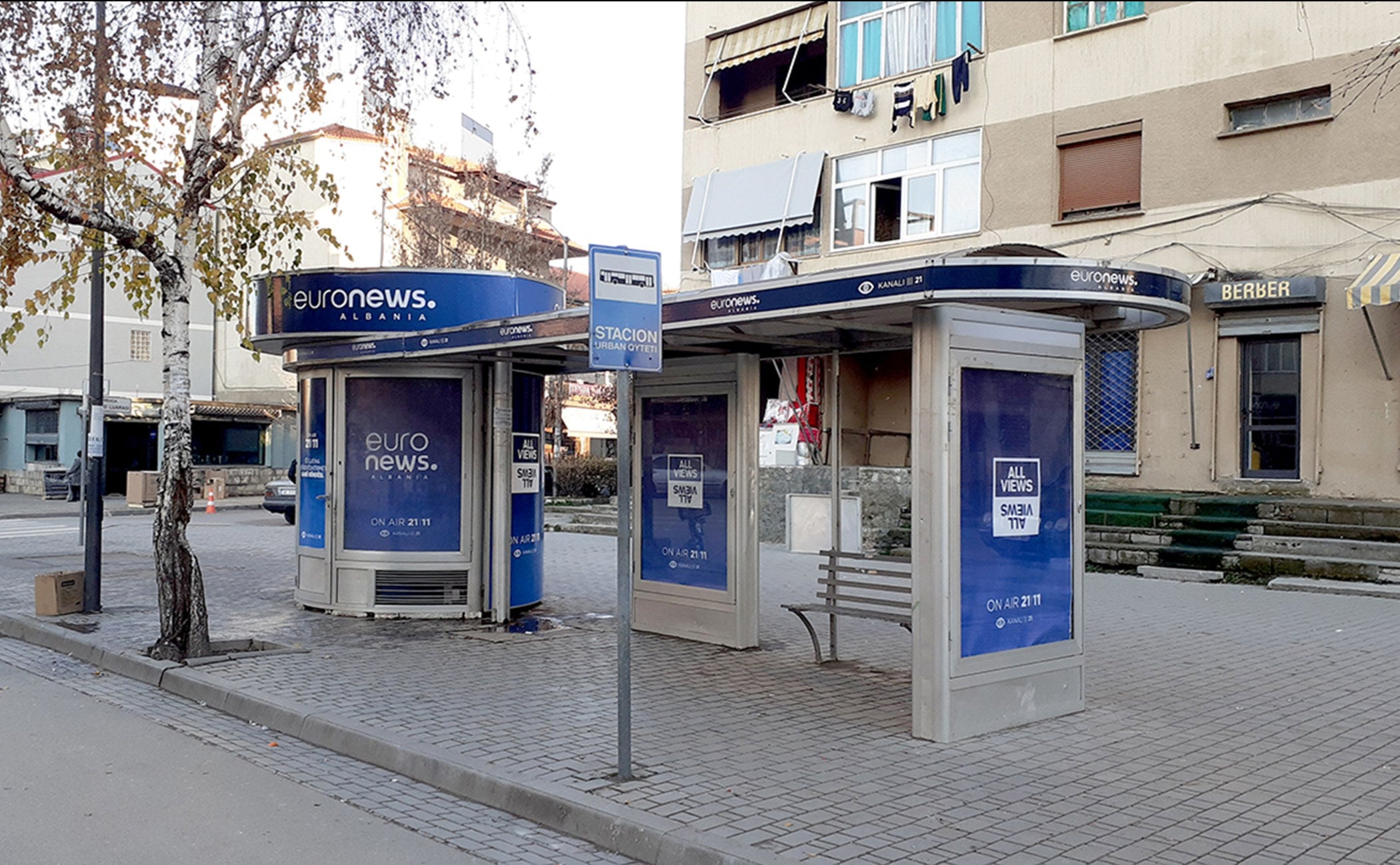 Kiosk Panel Rr. 8 Nentori Prane Pazarit, Korce, Albania