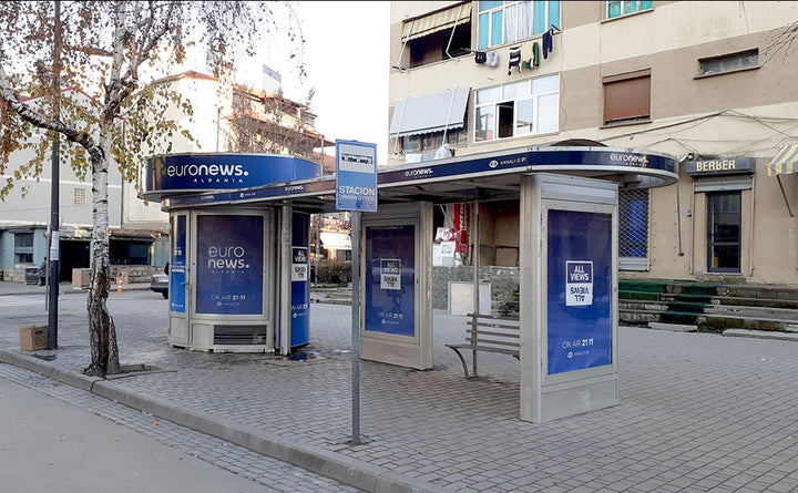 Kiosk Panel Rr. 8 Nentori Prane Pazarit, Korce, Albania