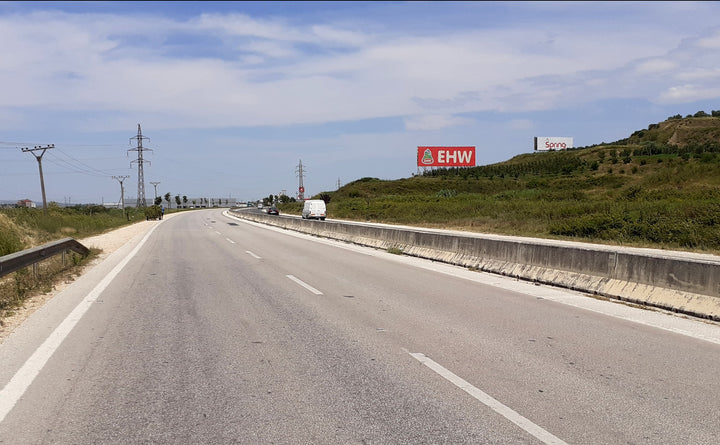 Ground Billboard Autos. Rrogozhin Lushnje Dushk Madh Blloku Bajame, Lushnje, Albania