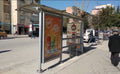 Bus Shelter Panel Kryq. Rr. Dalese Per Tirane Me Rr. Azem Quka, Lushnje, Albania