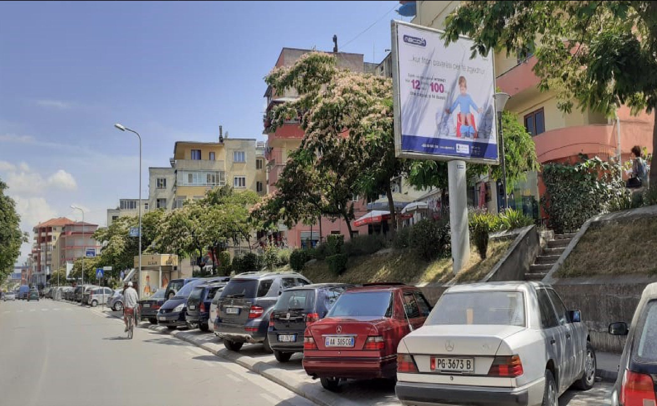 Billboard Platforma E Pazarit, Pogradec, Albania