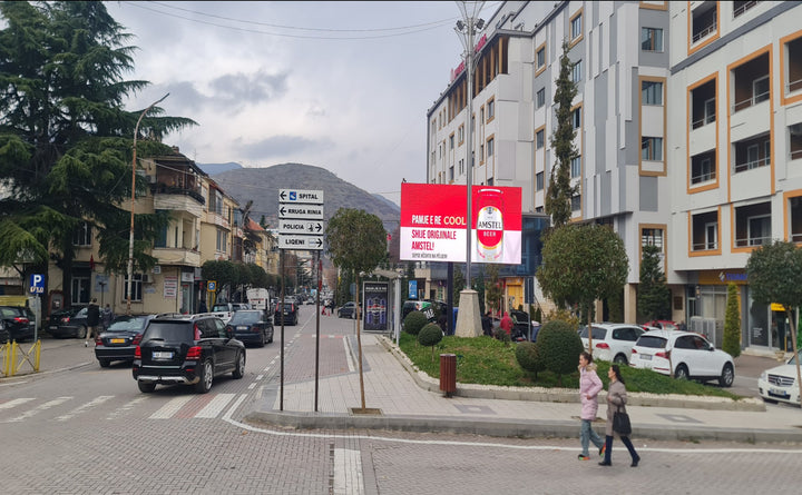 LED Screen Perballe Postes, Pogradec, Albania