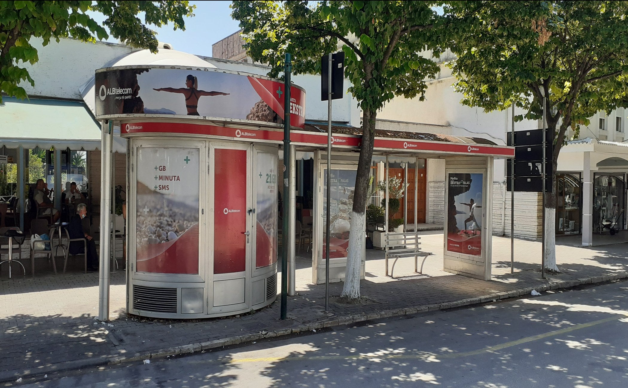Kiosk Panel Qender Ne Krah Te Bashkise, Sarande, Albania