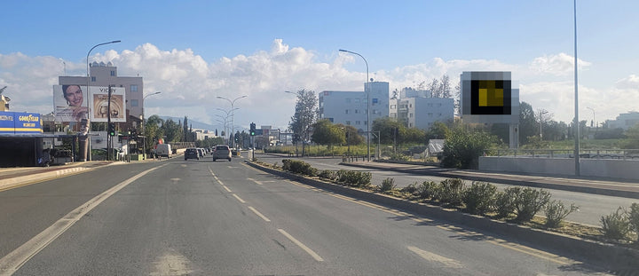 Nicosia Billboard, Archaggelou St. to R/A Dias (RHS) (SCNC029A)