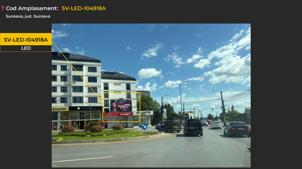 Suceava Intersectie str N. Balceasu Digital LED Billboard, Romania — image 2