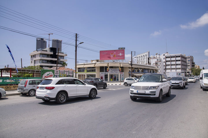 Limassol Billboard, Gr. Digeni Av. to Ayios Nikolaos roundabout (LHS) (TRI065)
