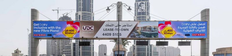 The Pearl Main Gate Static Billboard, Doha