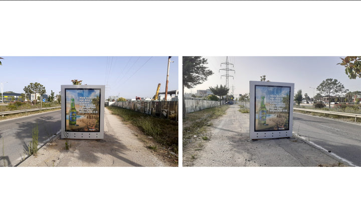 City Light, 2 faces Rr. Dytesore Para Magazines Delta Group Tr - Dr, Tirana, Albania