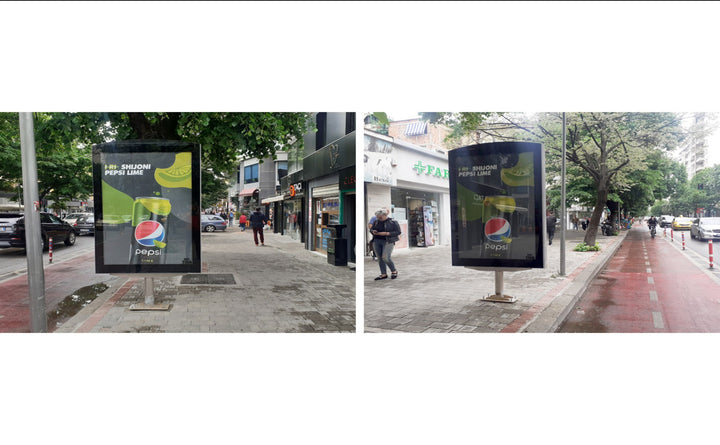 City Light, 2 faces Rr.abdyl Frasheri Afer Kryq.me Rr.vaso Pasha Majta, Tirana, Albania