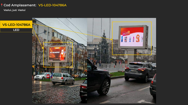 Vaslui Str Stefan Cel Mare Digital LED Billboard, Romania — image 2