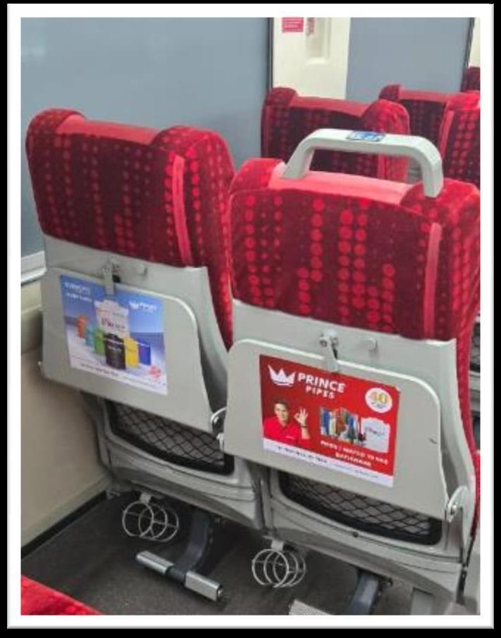 Amritsar to Katra Vande Bharat Express, Onboard Food-Tray Branding