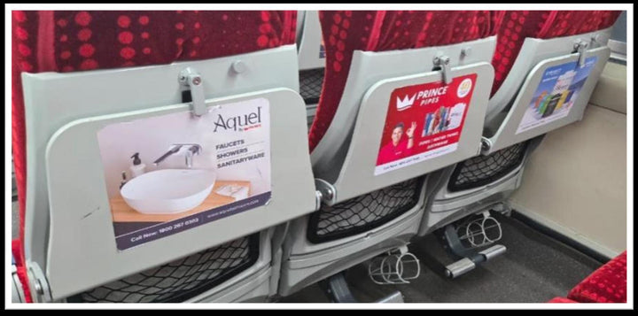 Delhi to Amritsar Express, Onboard Food-Tray Branding