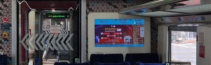 Vande Bharat Express (Amritsar to Katra) Onboard LED Screens