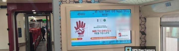 Vande Bharat Express (Amritsar to Old Delhi) Onboard LED Screens
