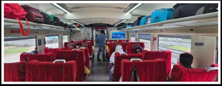 Vande Bharat Express (Delhi Cantt to Bikaner) Onboard LED Screens