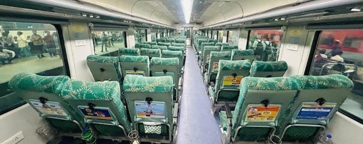 Jalandhar to Delhi Superfast Express, Onboard Food-Tray Branding