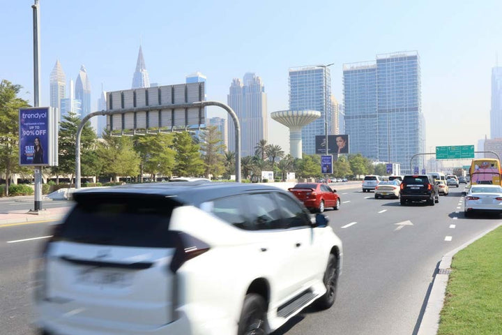 Al Safa Lamppost Advertising, Dubai
