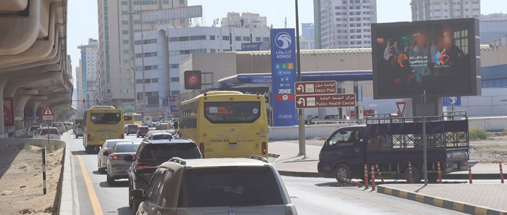 Al Wahda Street LED Minipole - Towards Gold Centre, Sharjah