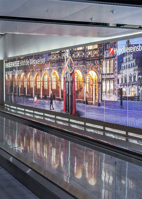 Arrival Corridor Branding, Terminal 2 Train Station Level 03, Munich Airport