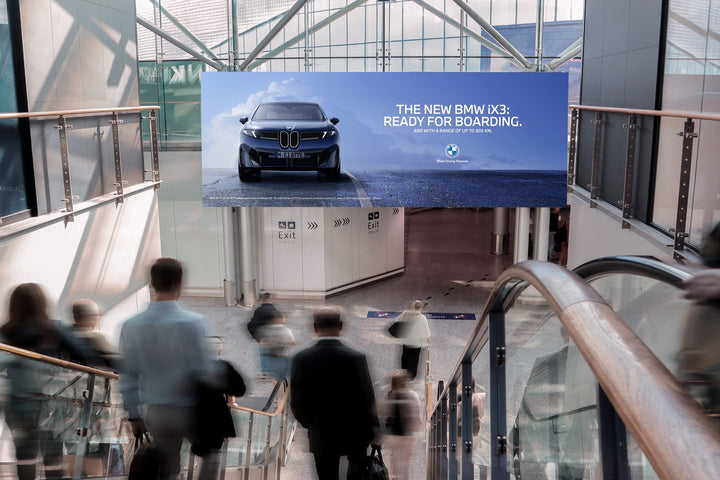Arrival Walls Before Baggage Claim (2 Screens), Helsinki Airport