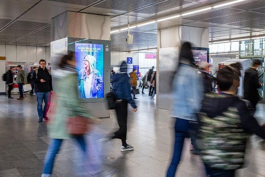 ÖBB RailScreen Station Digital Screens, Austria