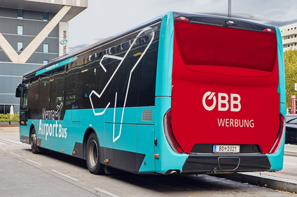 ÖBB Airportline Bus Advertising, Vienna