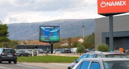 Digital Billboard (Double-Sided), Namex Centre, Buna (Mostar), Bosnia and Herzegovina