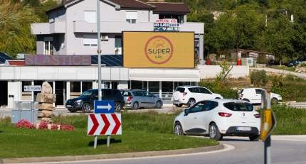 Digital Billboard, Zagrebacka Street, Posusje, Bosnia and Herzegovina