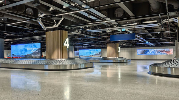 Baggage Belt Screens (16), Baggage Hall, Keflavík Airport — image 3