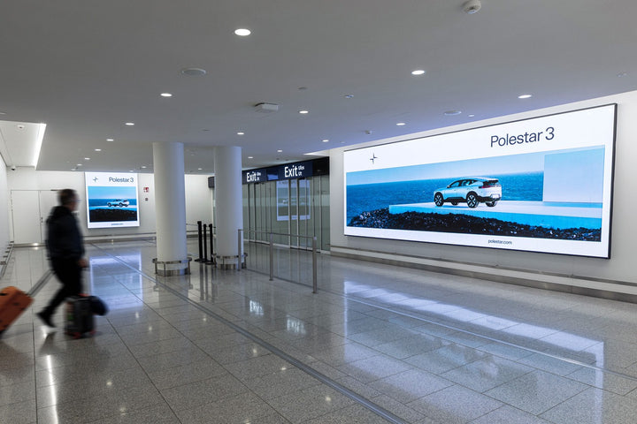 Baggage Claim Exit Screens (2 Screens), Helsinki Airport