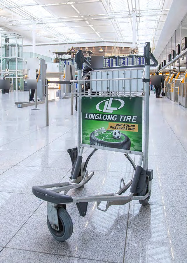 Baggage Trolley Branding, 2,700 Trolleys, Terminals 1 and 2, Munich Airport