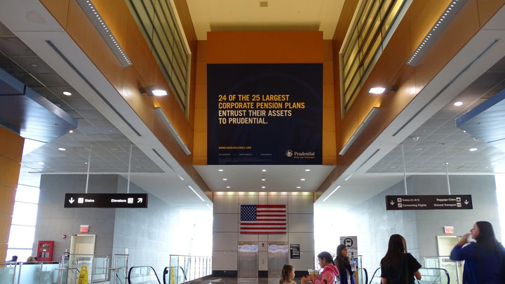 Terminal A Satellite Overhead Banner (5264), Boston Logan Airport, Boston