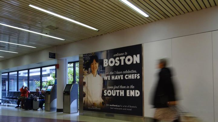 Pre-Security Banner (6276), Boston Logan Airport Terminal B, Boston