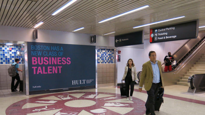 Static Banner (6108), Boston Logan Airport Terminal B, Boston