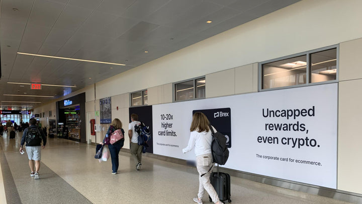 Static Banner (6280), Boston Logan Airport Terminal B, Boston