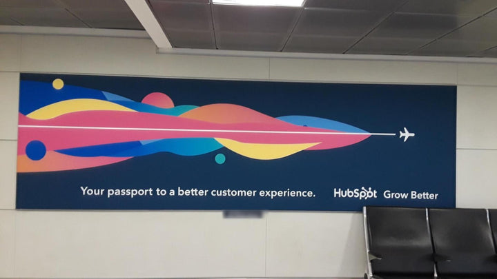 Static Banner (7122), Boston Logan Airport Terminal C Baggage Claim, Boston