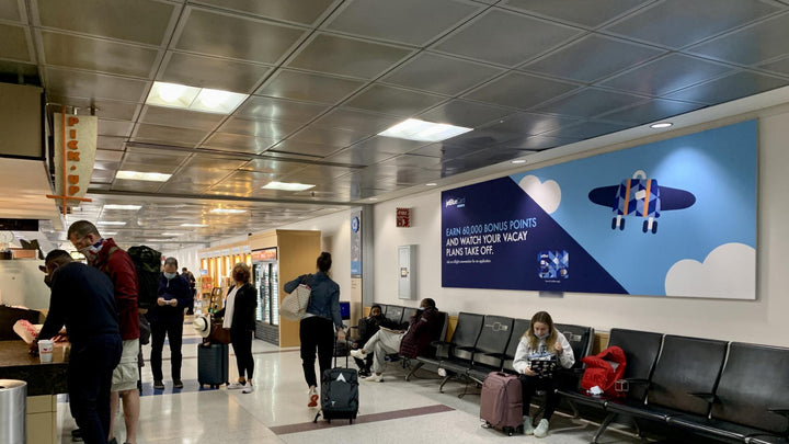 Static Banner (7232), Boston Logan Airport Terminal C, Boston