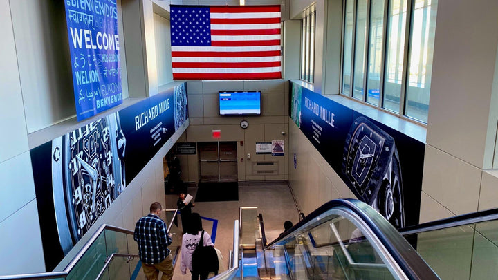 Twin Banners (8210, 8212), Boston Logan Airport Terminal E, Boston