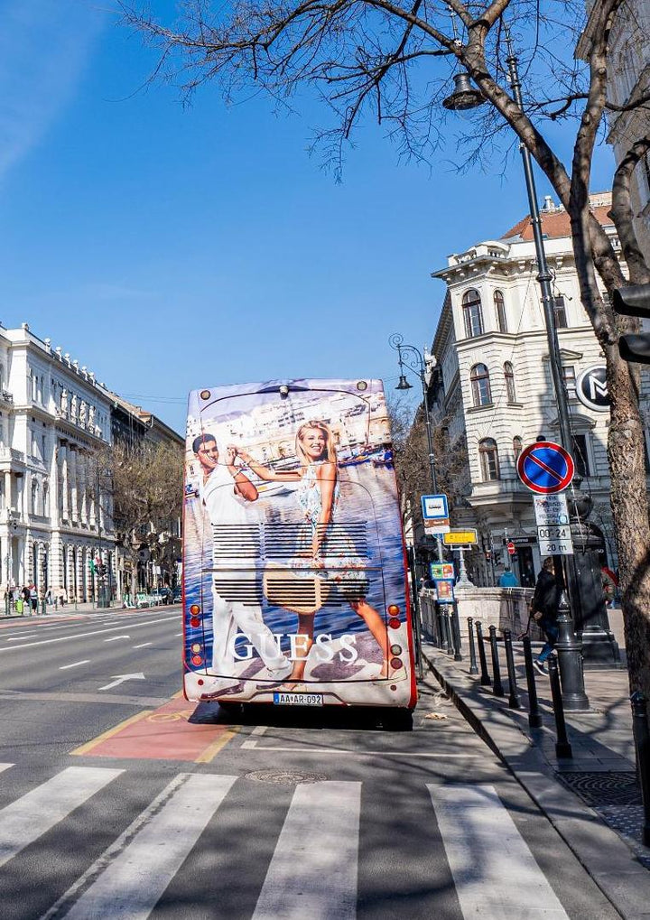 Open-Top Tourist Bus Advertising, Budapest