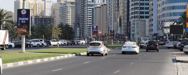 Buhairah Corniche Lampposts - Circuit 1, Sharjah