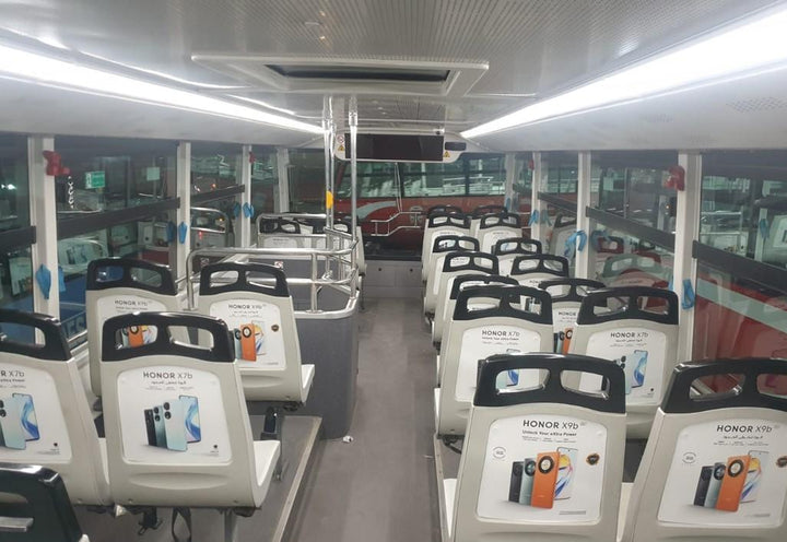 Double-Decker Bus Indoor Screen Network, Kuwait