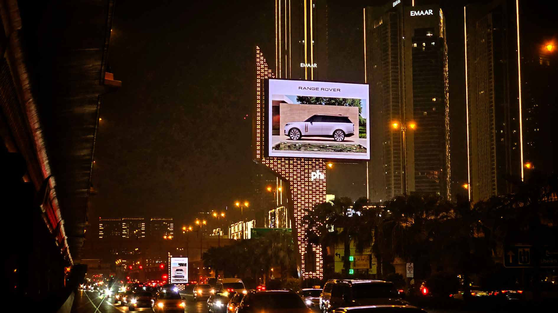 Dubai Mall Luxury Circuit Digital Screens, Downtown Dubai - night view