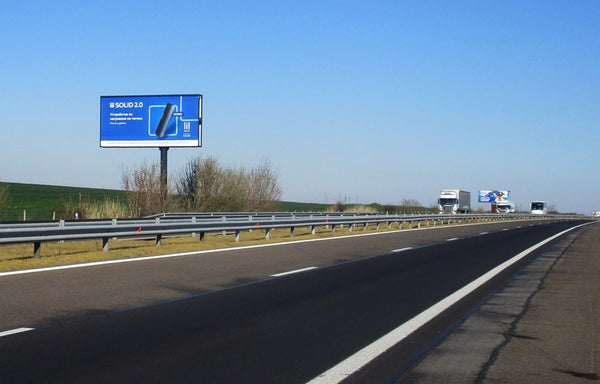 Megaboard 8x4, Trakia Highway, Karnobat - Burgas - 354+000 km, left, Bulgaria — image 2