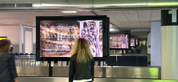 Baggage Claim Video Wall Network, 14 Screens, Catania Airport — image 2
