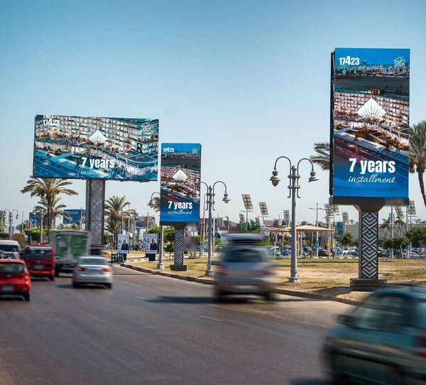 City Centre Alexandria Synchronised Digital Screens (3 Screens), Alexandria