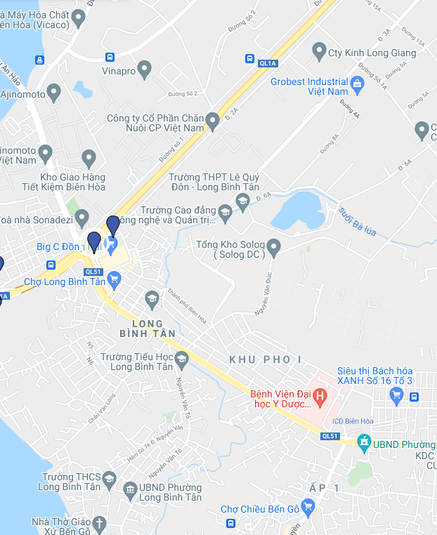 Composite Pole Billboard, Big C Đồng Nai position 7A, Dong Nai