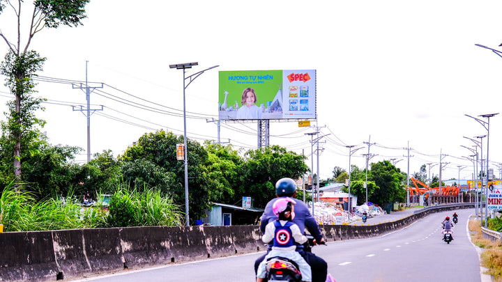 Composite Pole Billboard, VL02 - national highway 1A, ward Tân Hạnh, Vinh Long