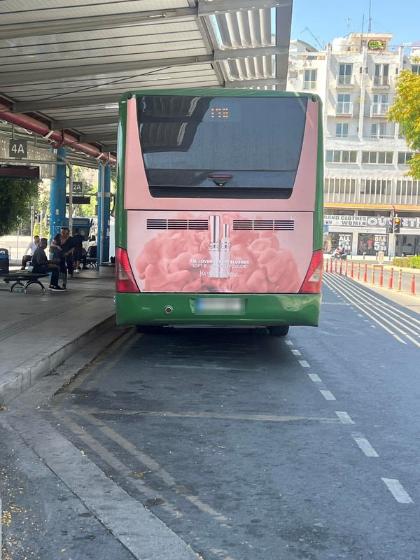 Intercity Bus Advertising, Side and Back Panels, Cyprus — image 2